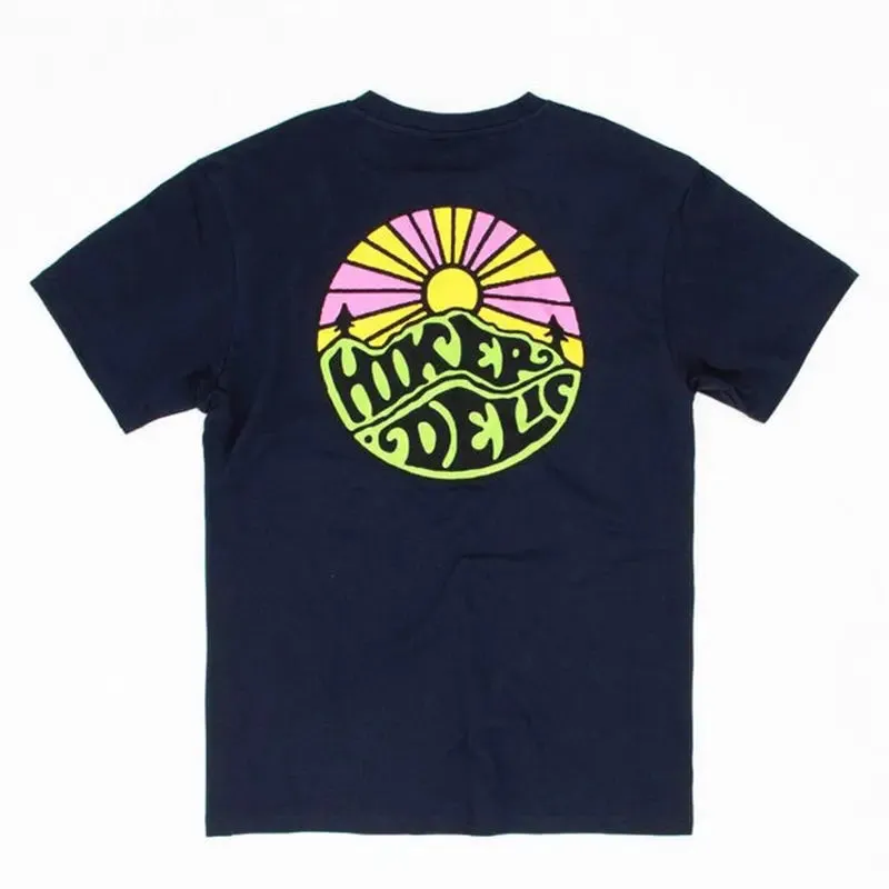 Hikerdelic Original Logo Short Sleeve T-Shirt Navy