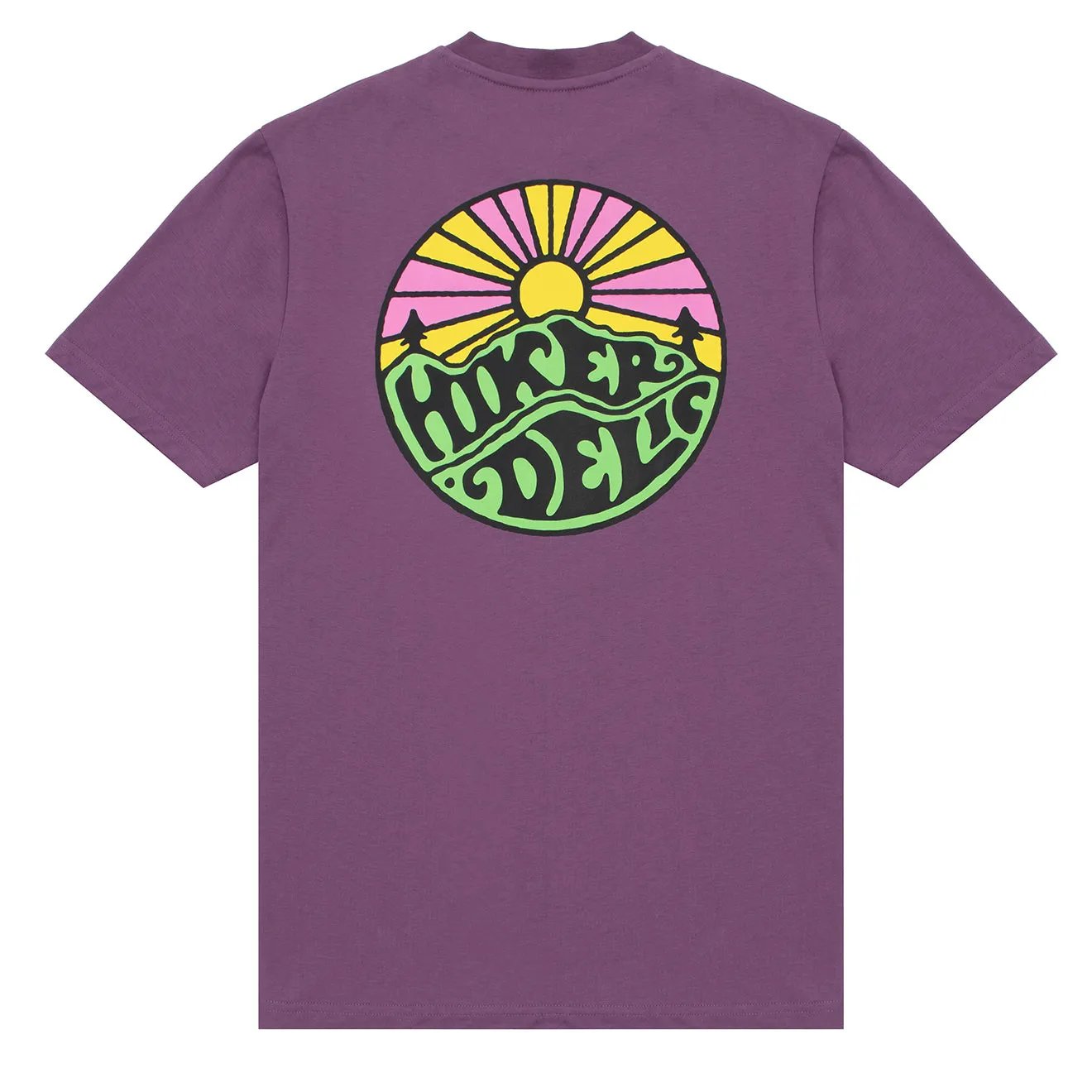 Hikerdelic Original Logo SS T-Shirt Thistle