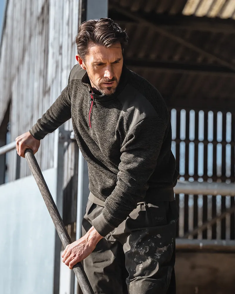 Hoggs Green King II 1/4 Zip Knit Fleece