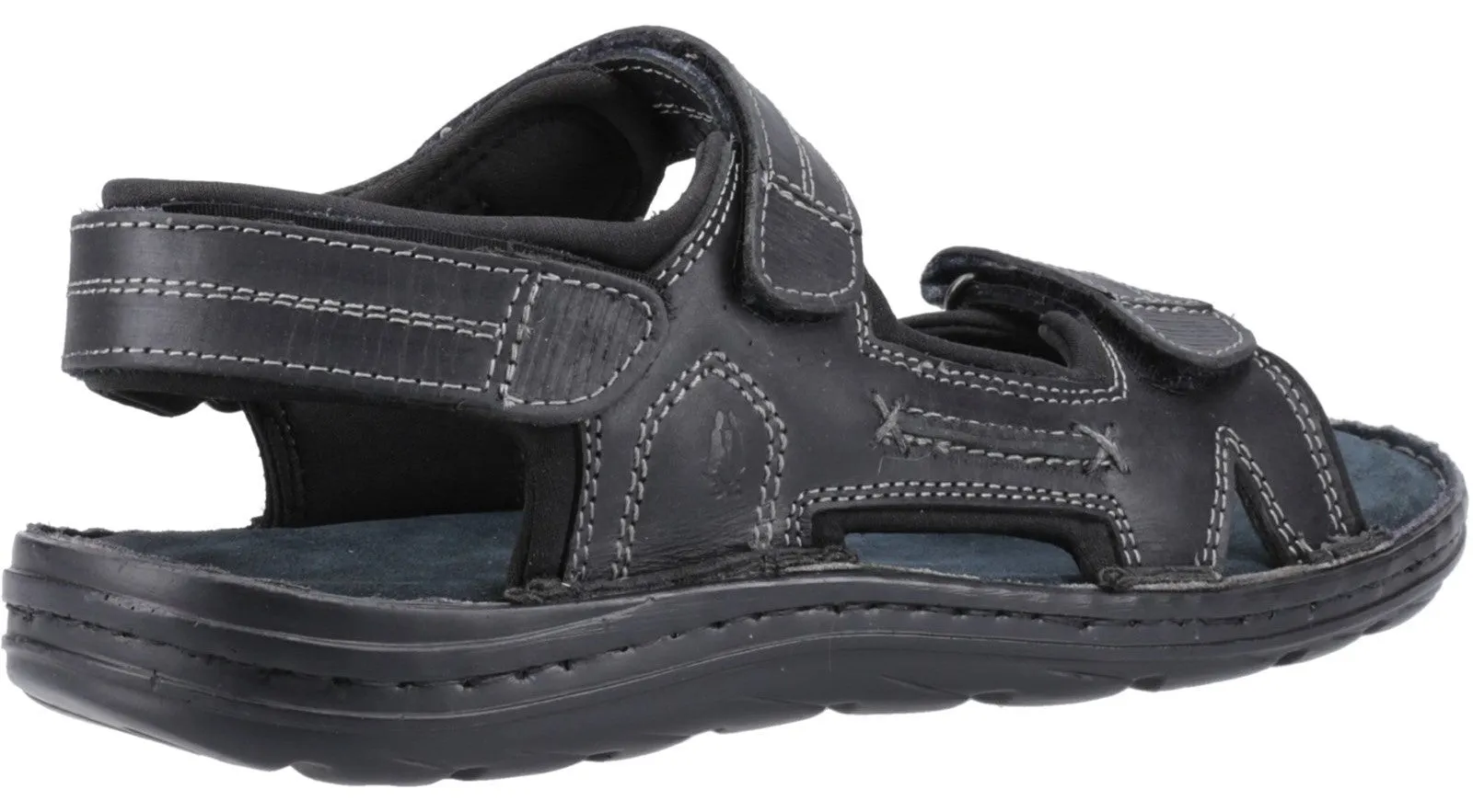 Hush Puppies Alistair Mens Leather Touch-Fastening Sandal