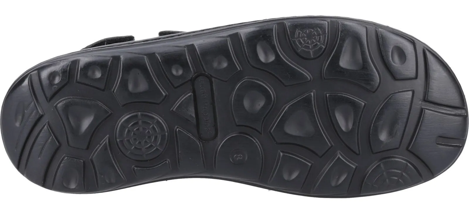 Hush Puppies Alistair Mens Leather Touch-Fastening Sandal
