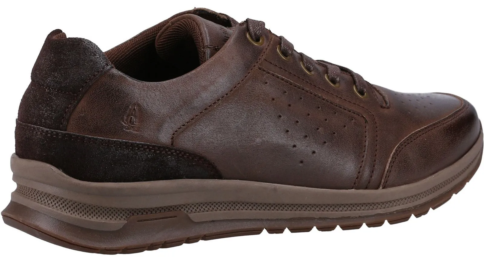Hush Puppies Joseph Mens Leather Lace Up Trainer