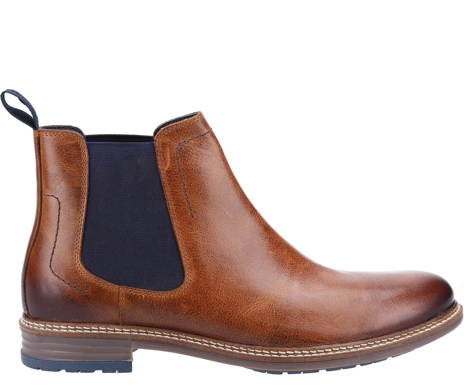Hush Puppies Justin Mens Leather Chelsea Boot