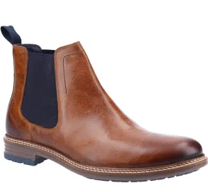 Hush Puppies Justin Mens Leather Chelsea Boot