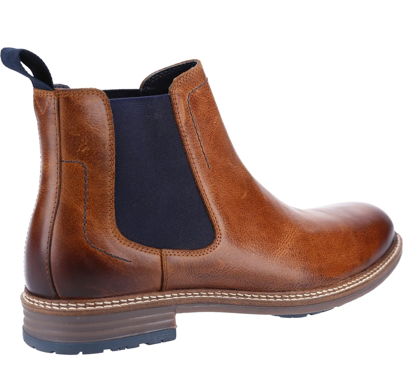 Hush Puppies Justin Mens Leather Chelsea Boot