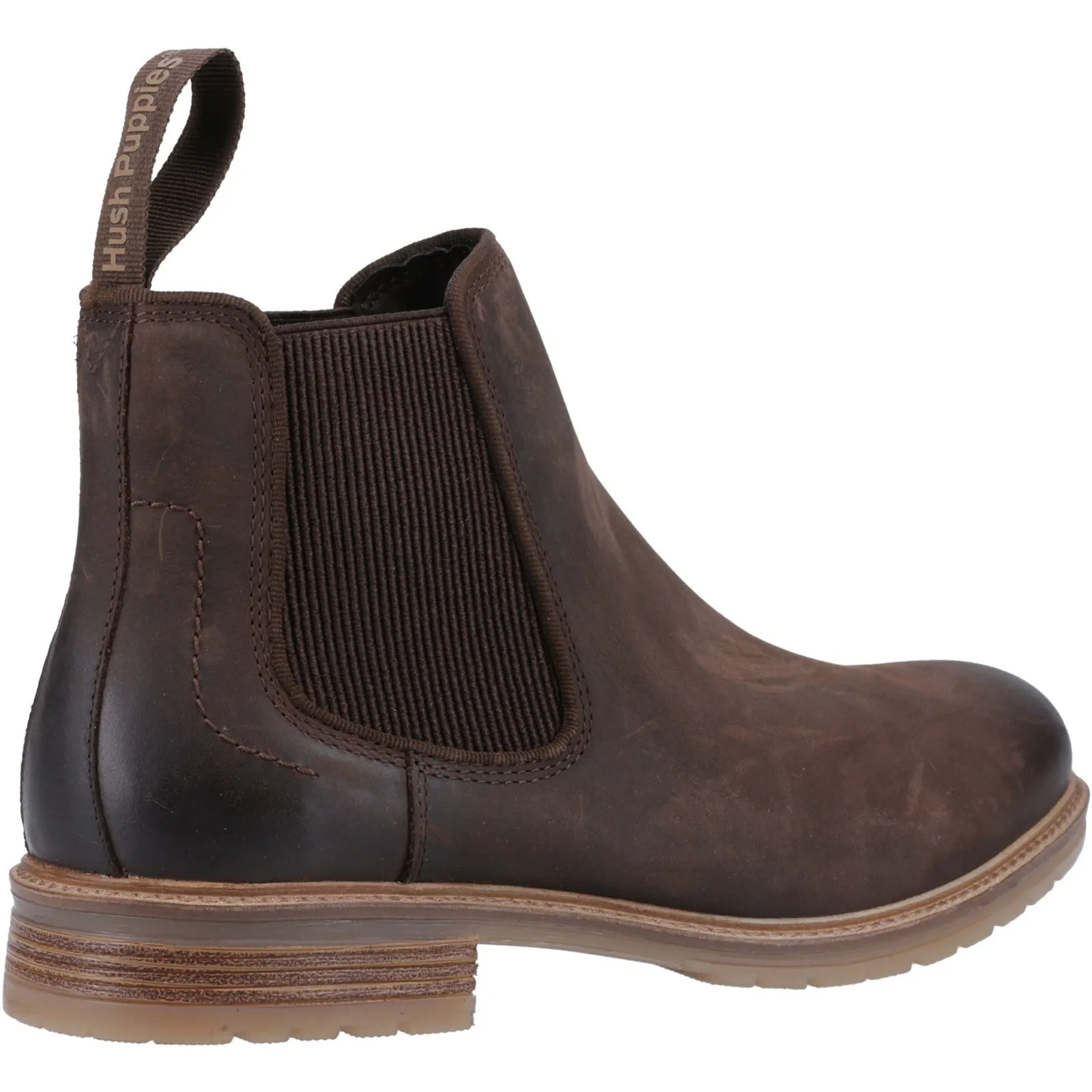Hush Puppies Russell Mens Leather Chelsea Boot
