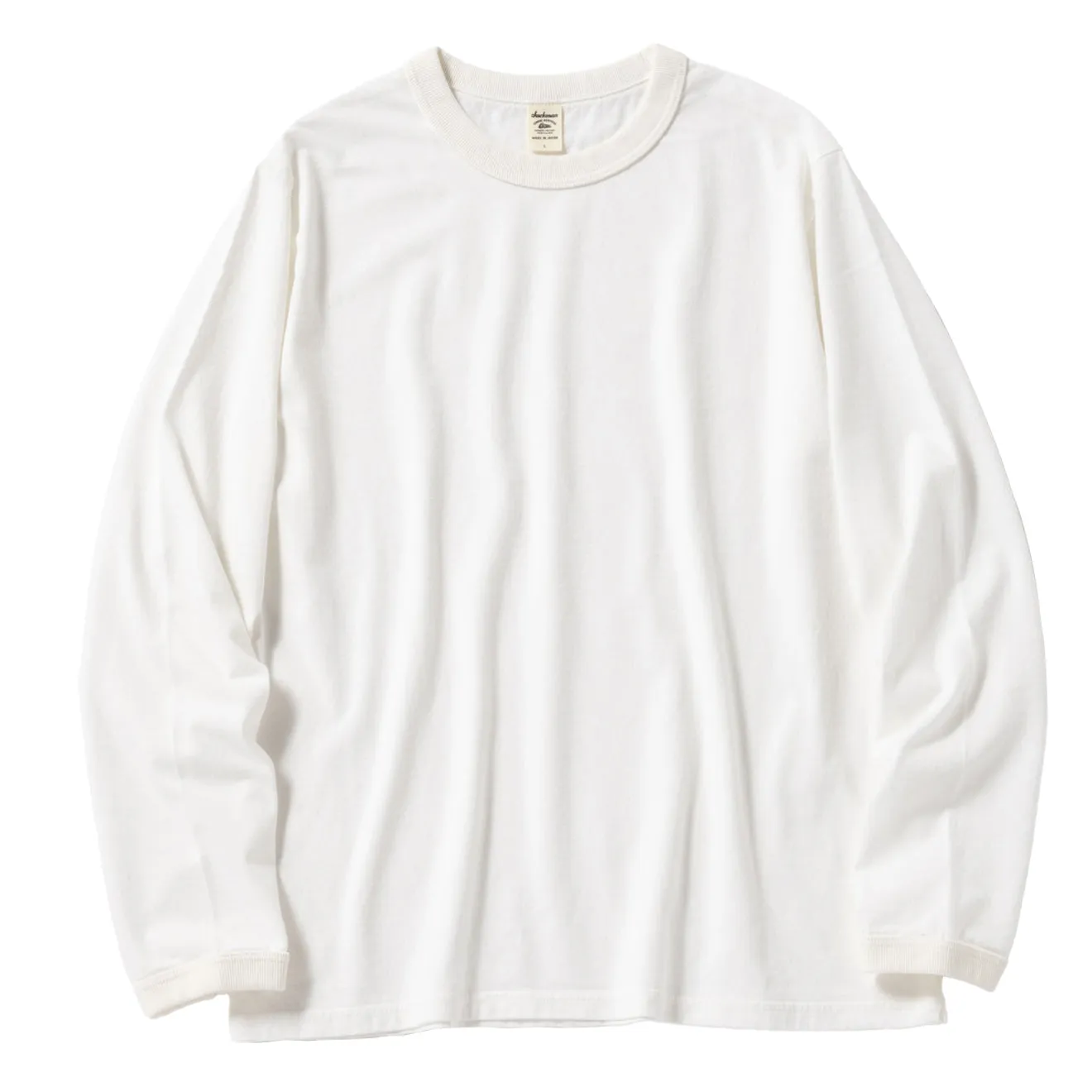 Jackman Lead-Off LS T-shirt White