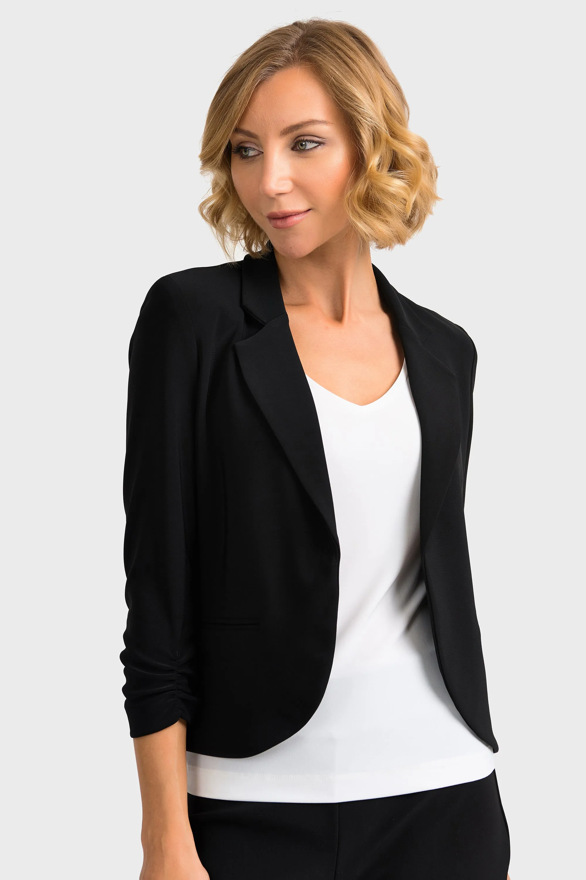 Joseph Ribkoff - Jacket - Style 143148 - Black, Navy
