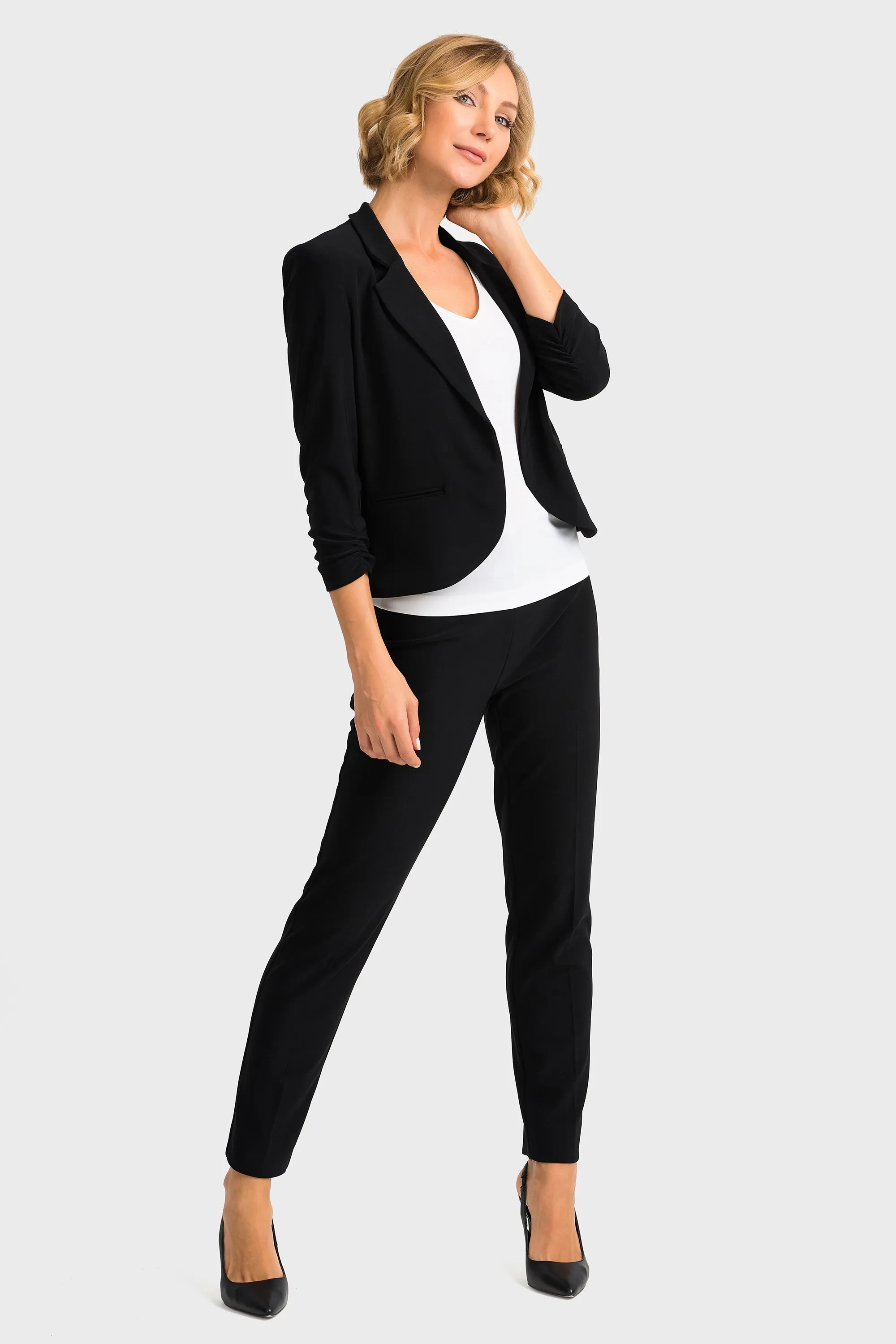Joseph Ribkoff - Jacket - Style 143148 - Black, Navy