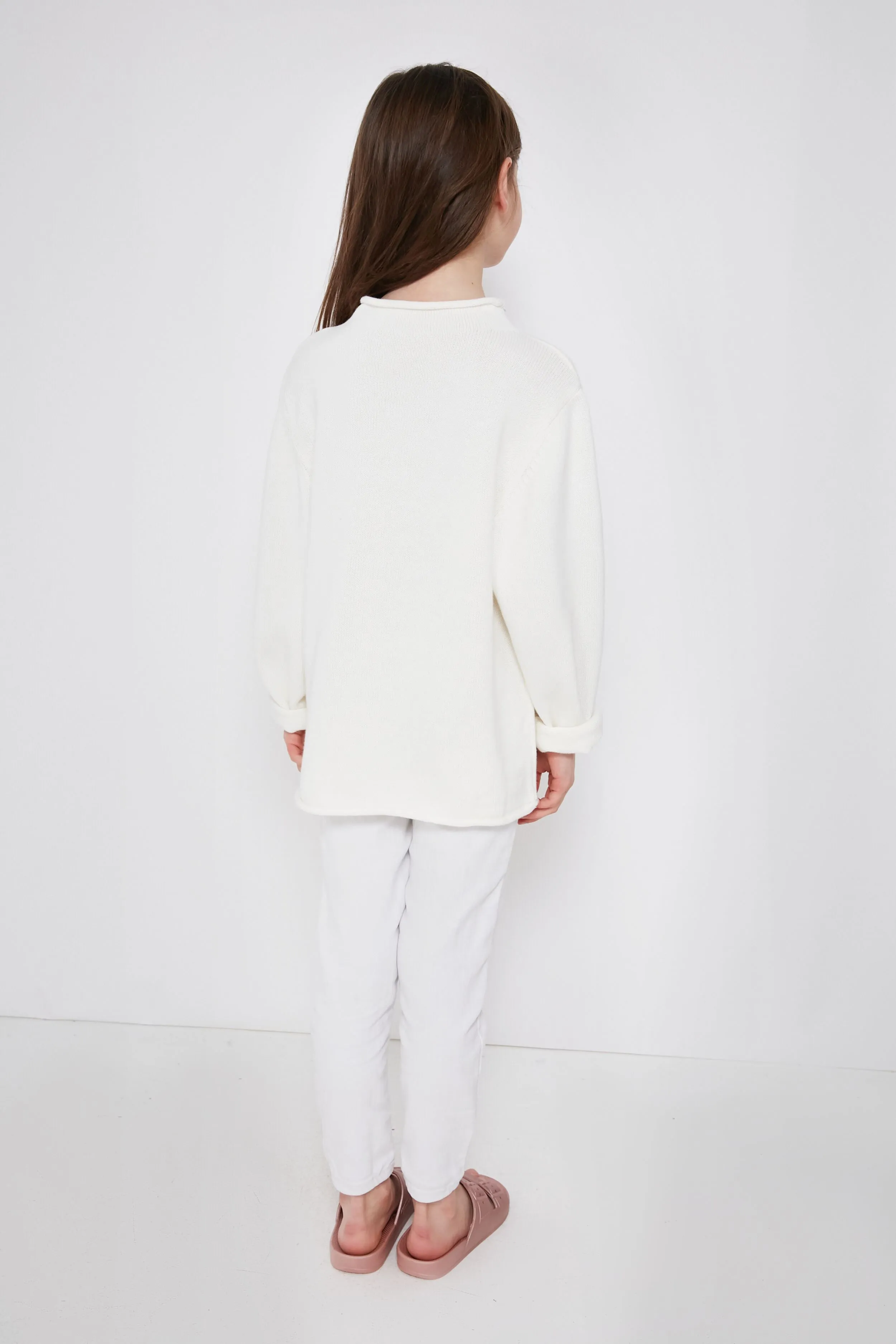 Kid's Ivory Americana Sweater