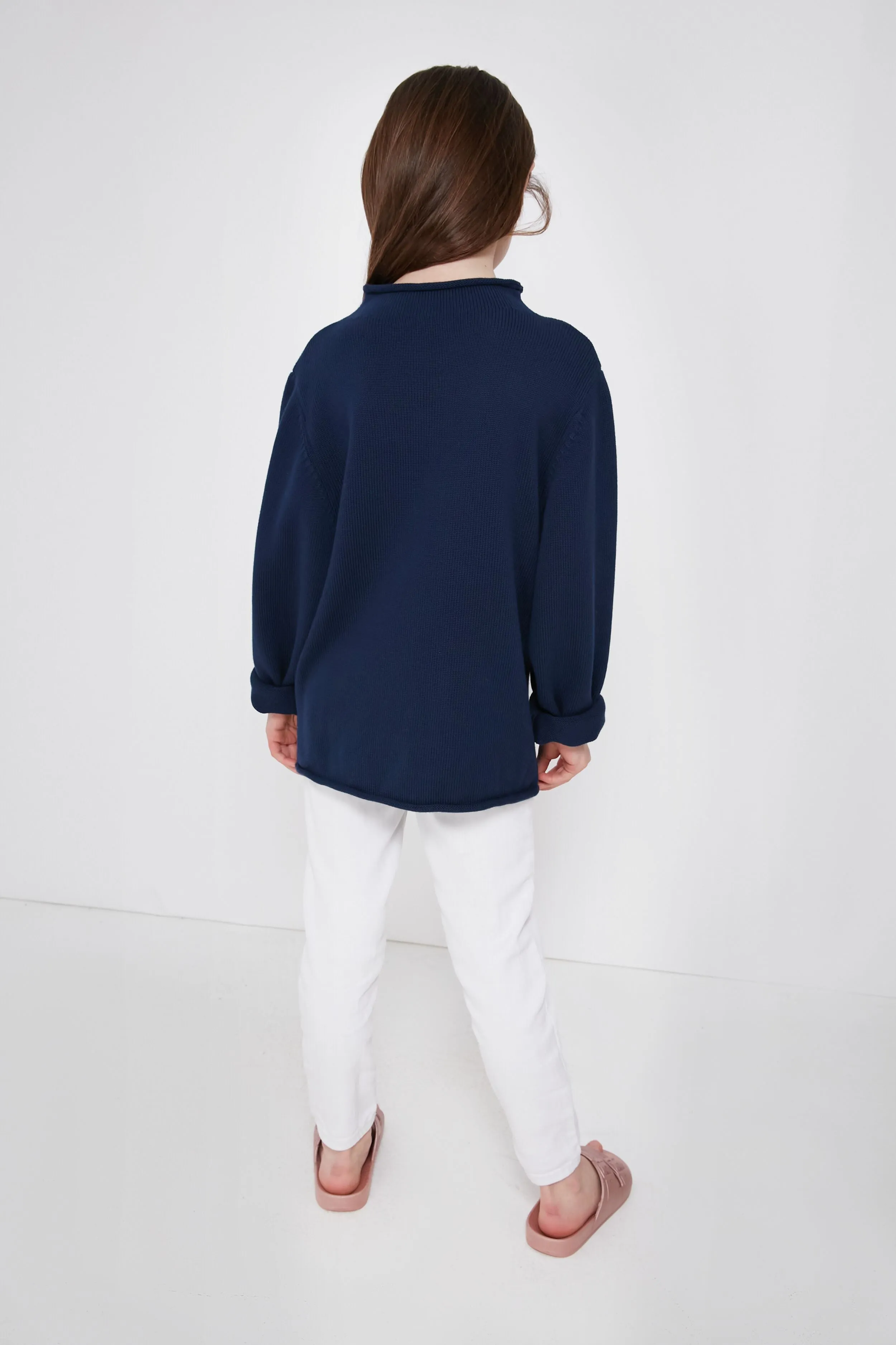 Kid's Navy Americana Sweater