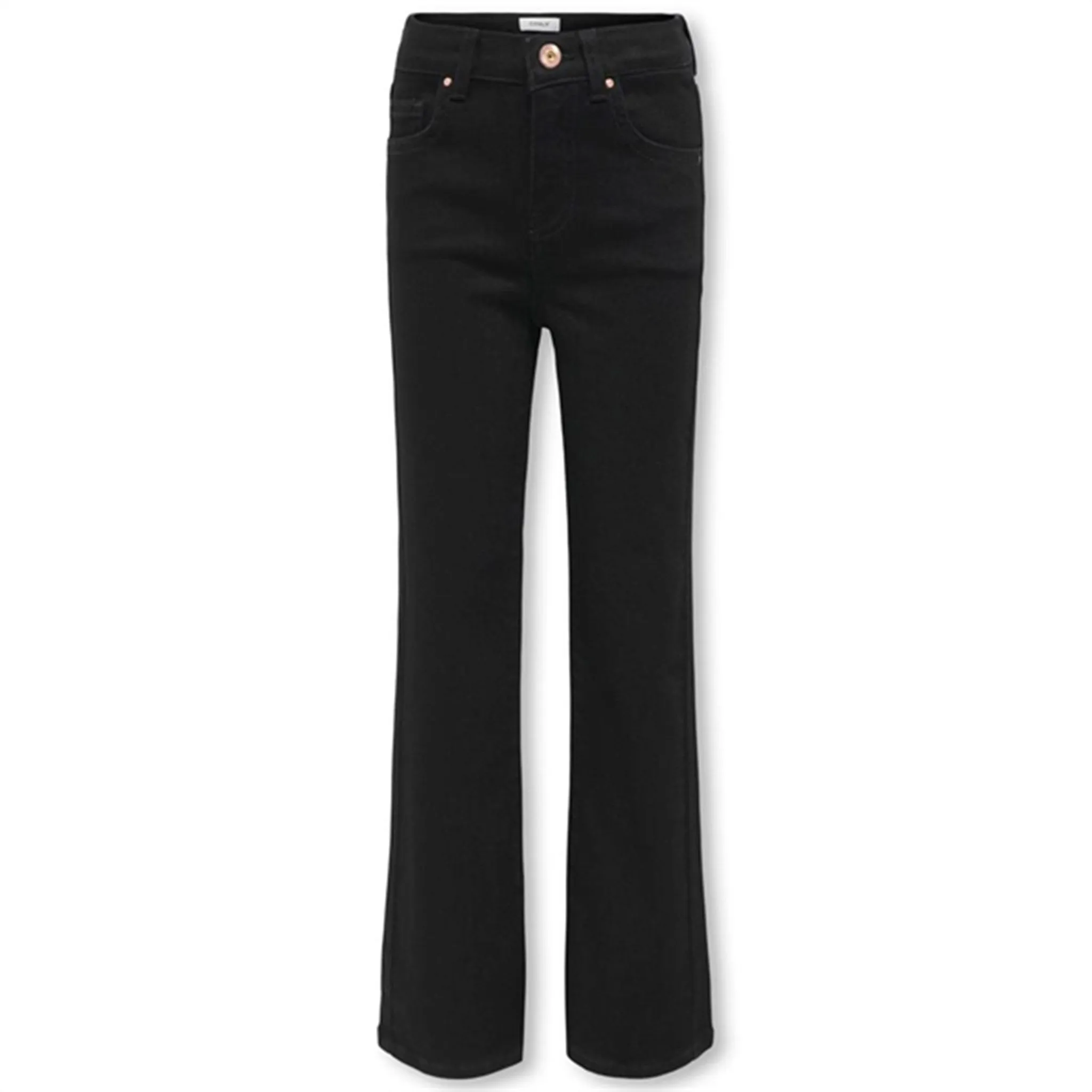 Kids ONLY Black Denim Juicy Wide Leg Denim Jeans Noos