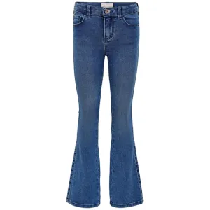Kids ONLY Medium Blue Denim Royal Life Regular Flared Jeans Noos