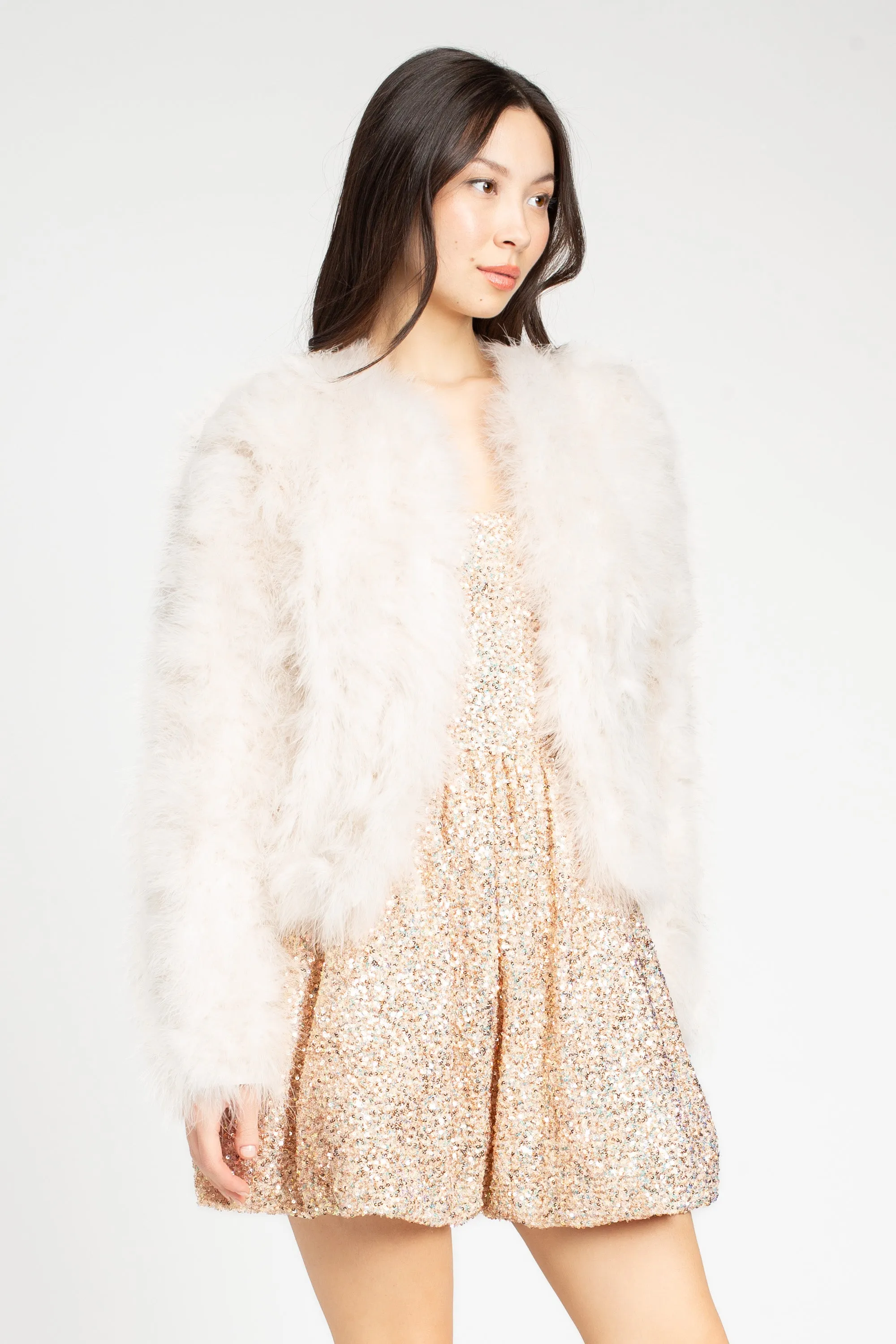 La Marque Deora Feather Jacket