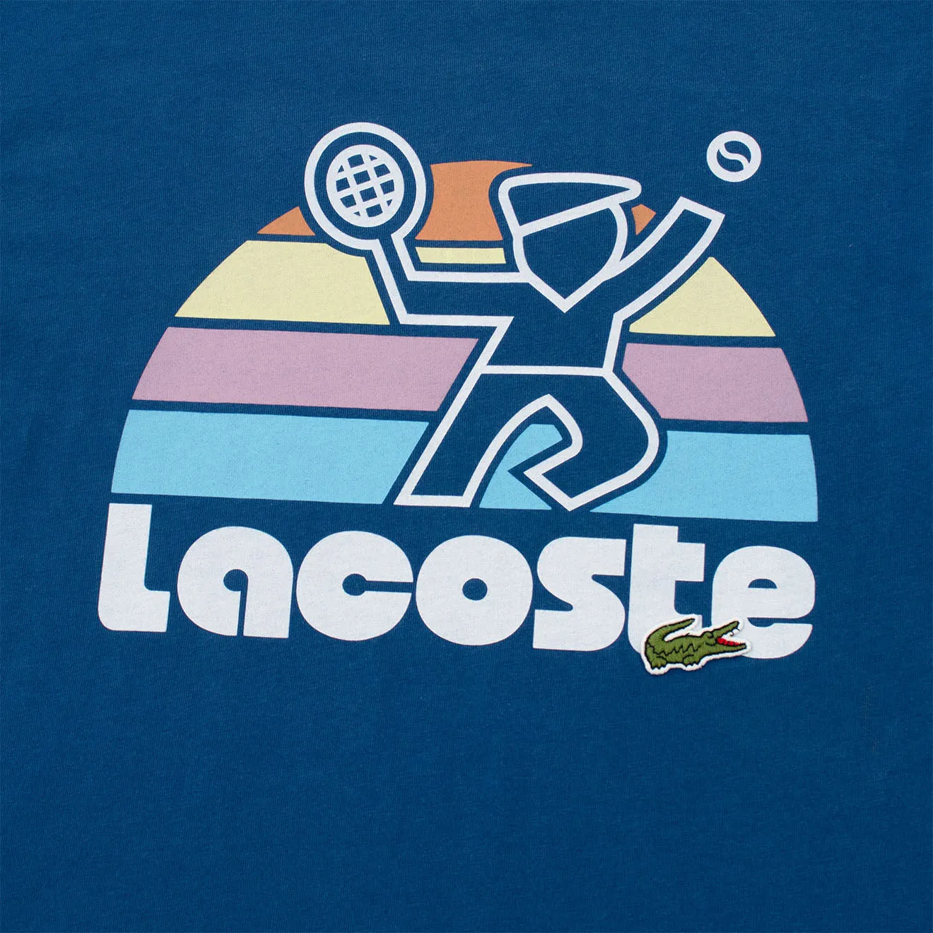 Lacoste Retro Tennis T-Shirt Globe