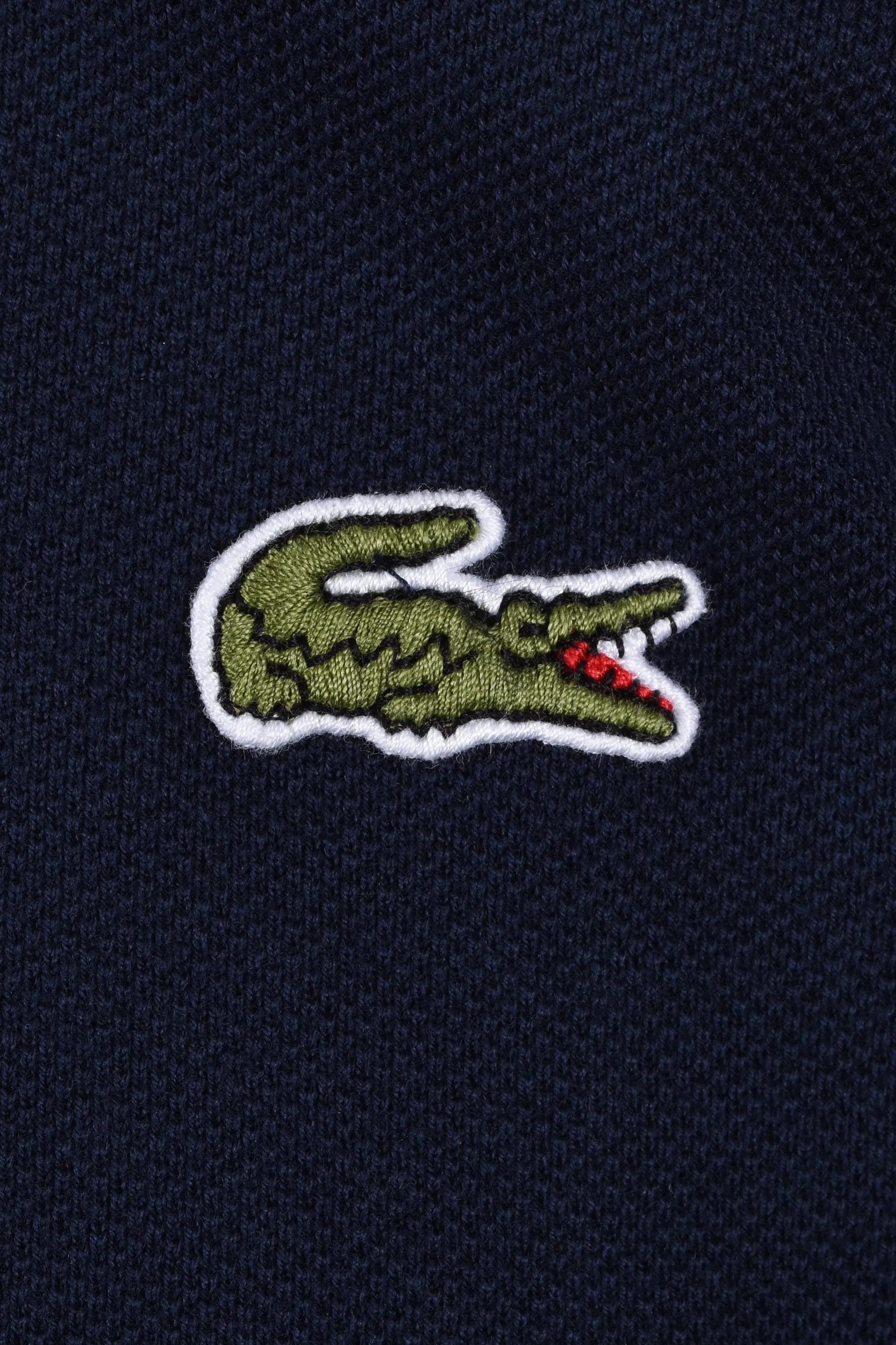 Lacoste Short Sleeved Contrast Collar Polo Navy Blue/Overview