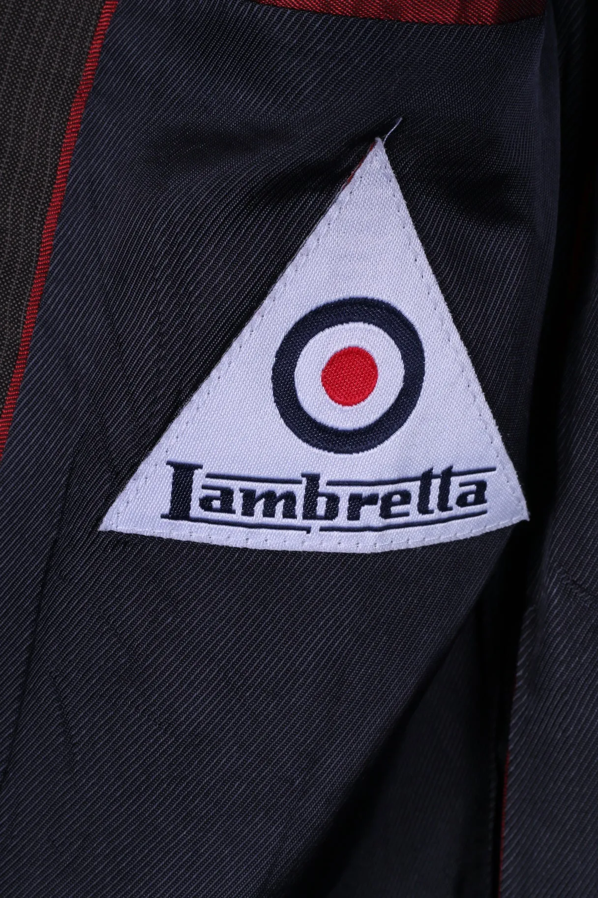 Lambretta Mens 38'' R S Blazer Jacket Single Breasted Striped Wool