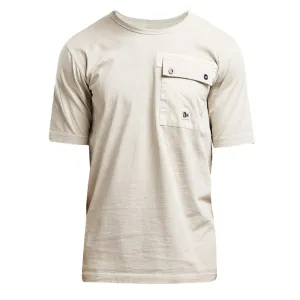 Left Hand Patch Pocket Tee Khaki