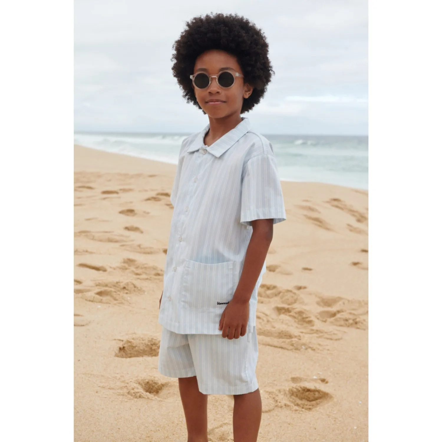 LIEWOOD Y/D Stripe Pure Sky / Creme De La Creme Leona Stripe Set