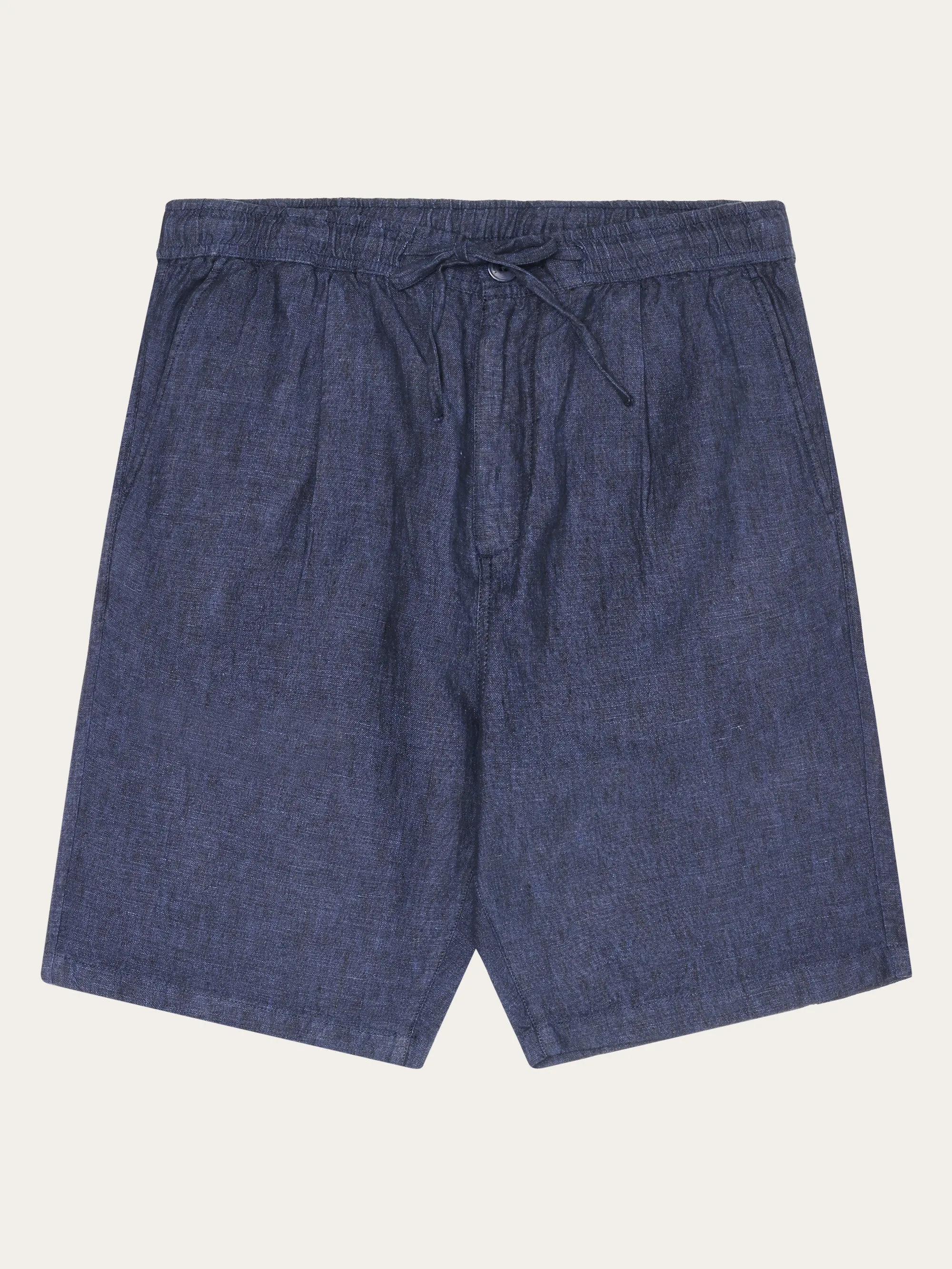 Loose Linen shorts - Yarndyed - Total Eclipse Knowledge Cotton
