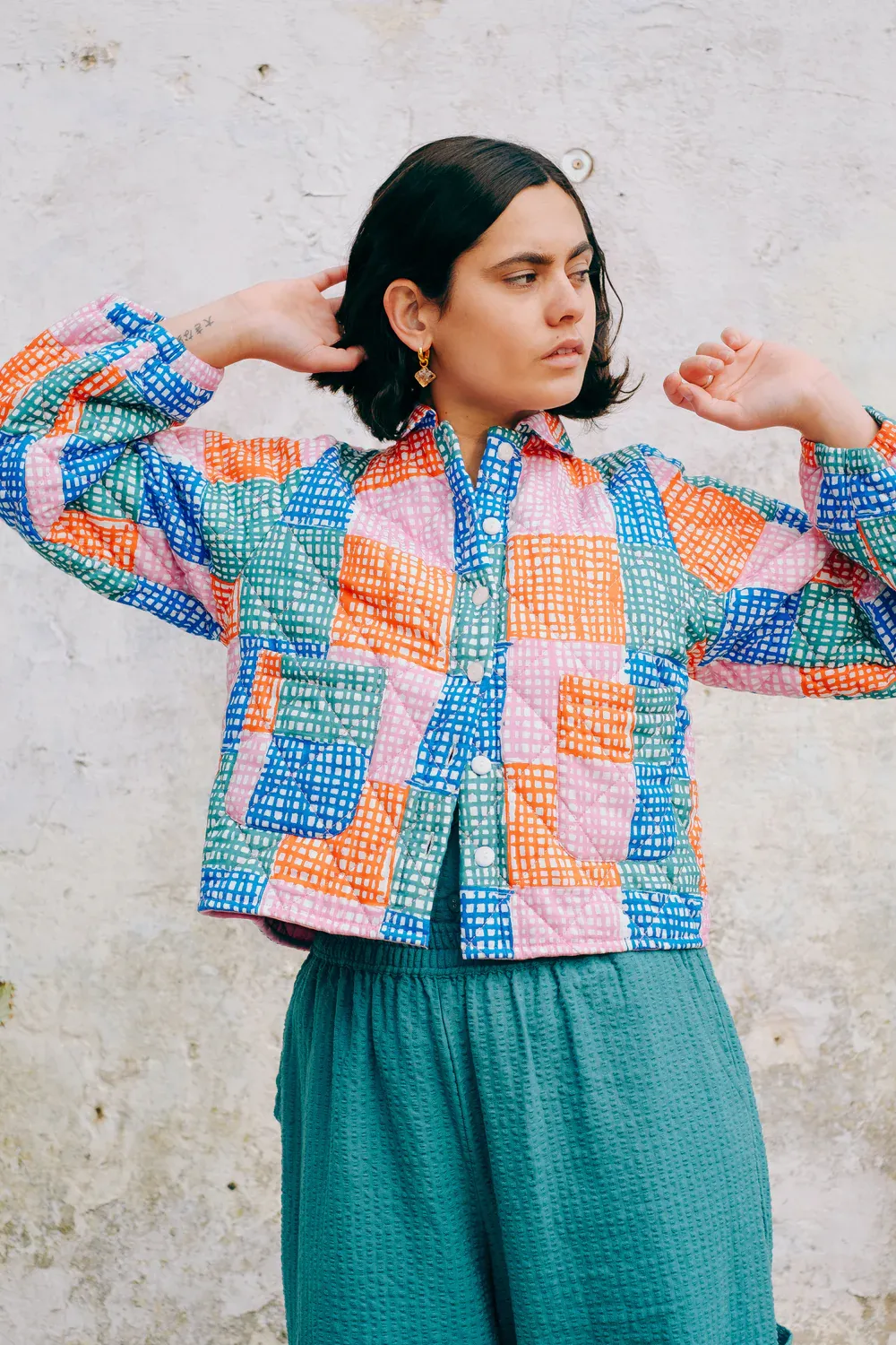Lowie Grid Check Jacket