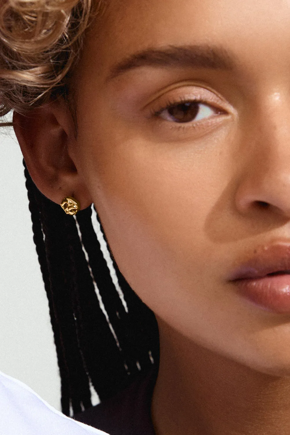 Lucai Gold | Organic Stud Earrings