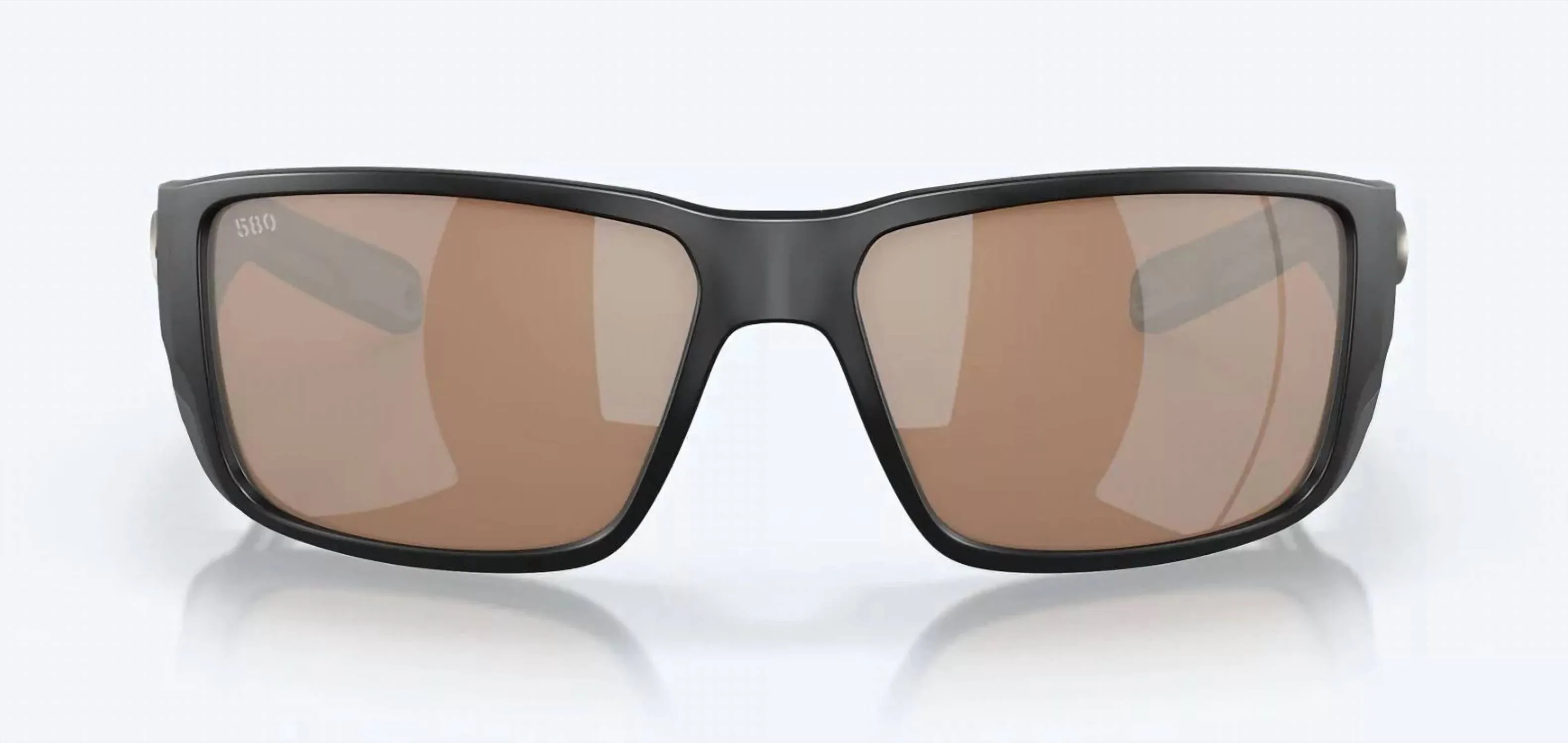 Men's Blackfin Pro Sunglasses In Matte Grey/copper Silver Mirror