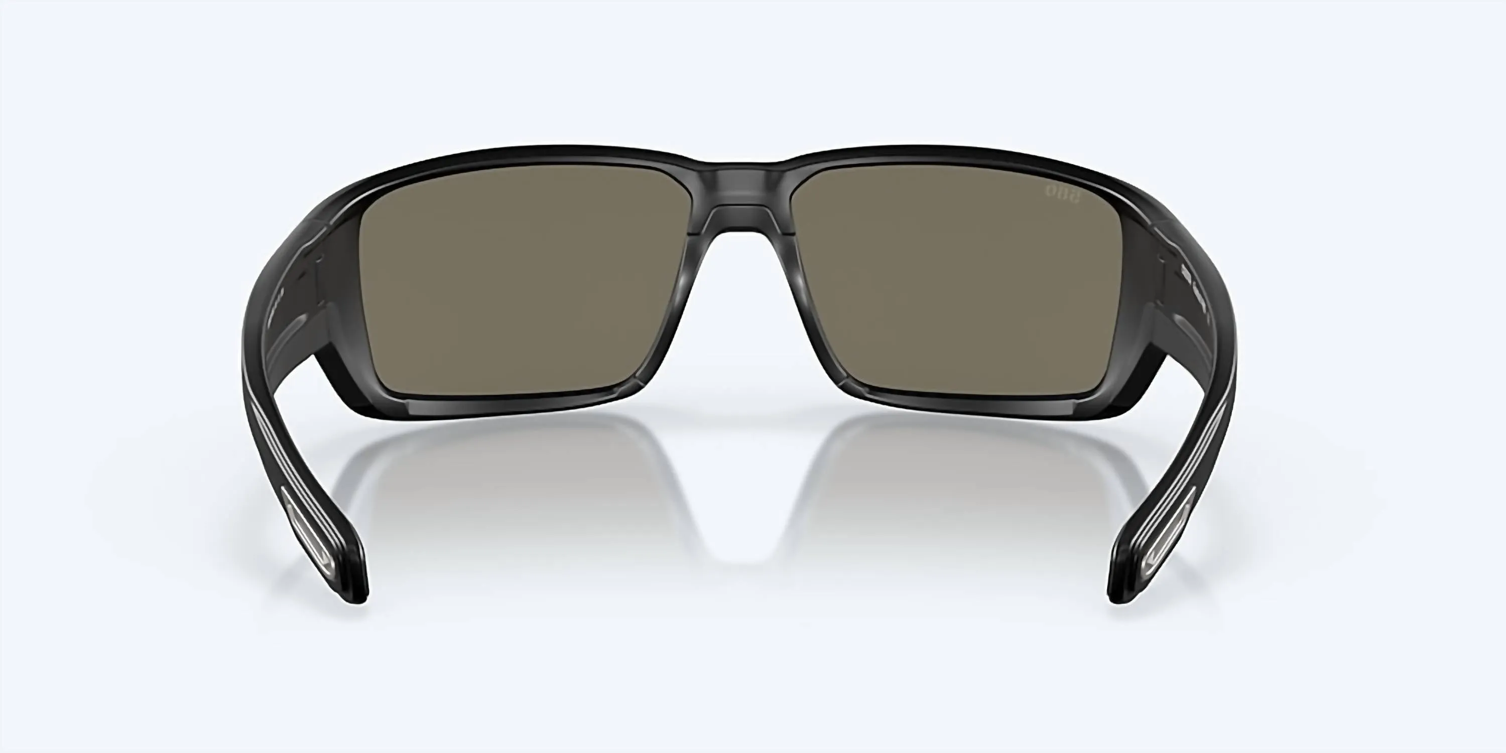 Men's Fantail Pro Sunglasses In Matte Black/blue Mirror Polarized Glass
