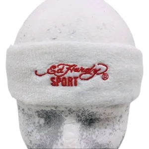 Men's Head Band In White