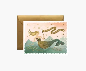 Mermaid Thank You Card