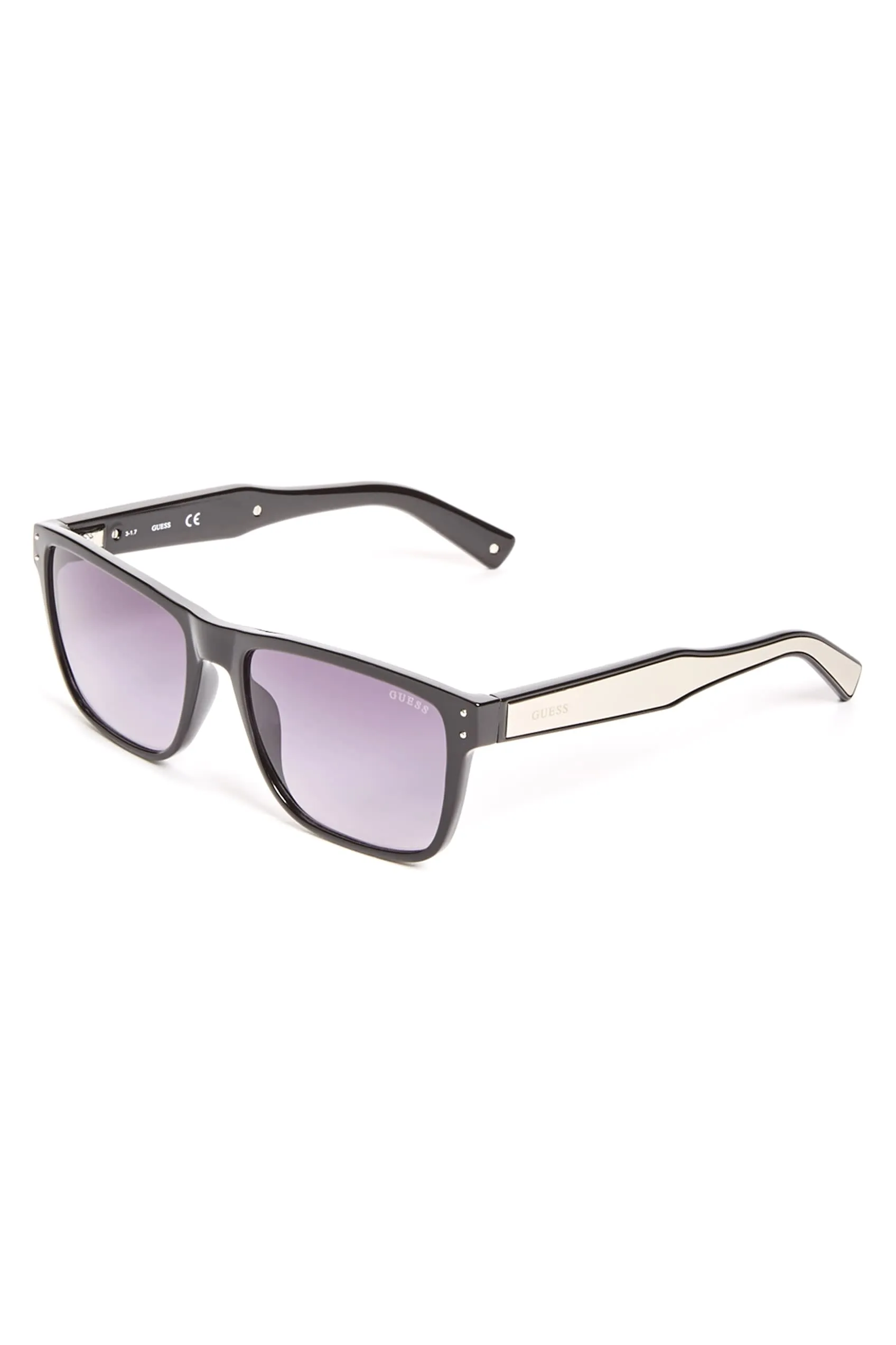 Metal Arm Square Sunglasses