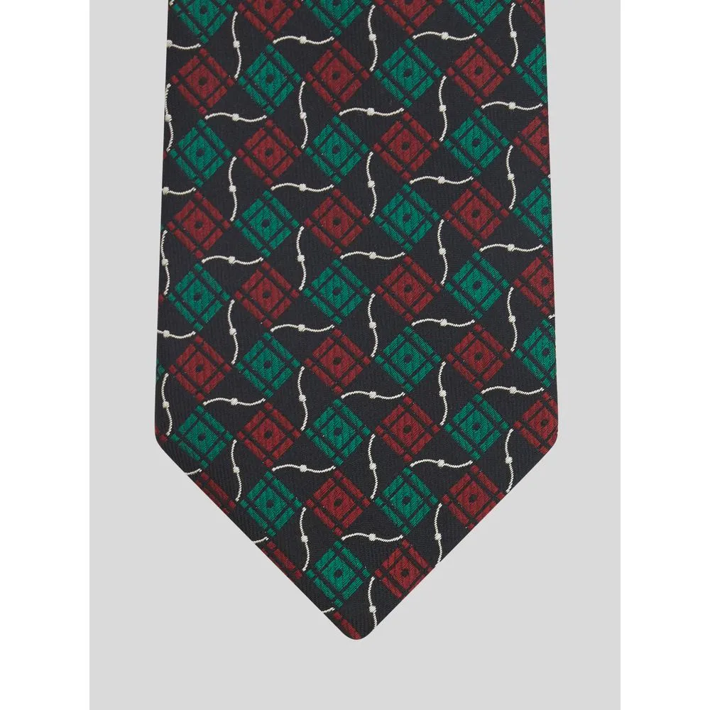 MICRO GEOMETRIC PATTERN TIE