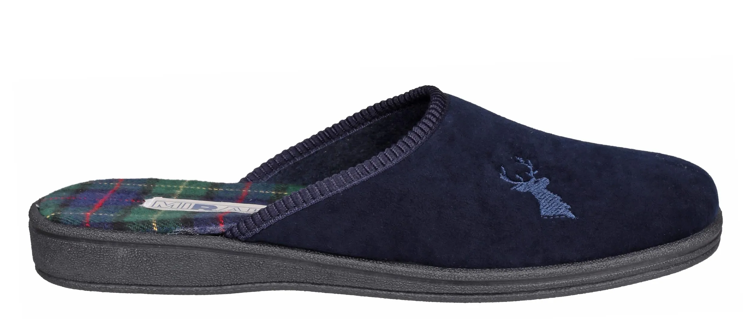 Mirak Buck Mens Velour Mule Slipper