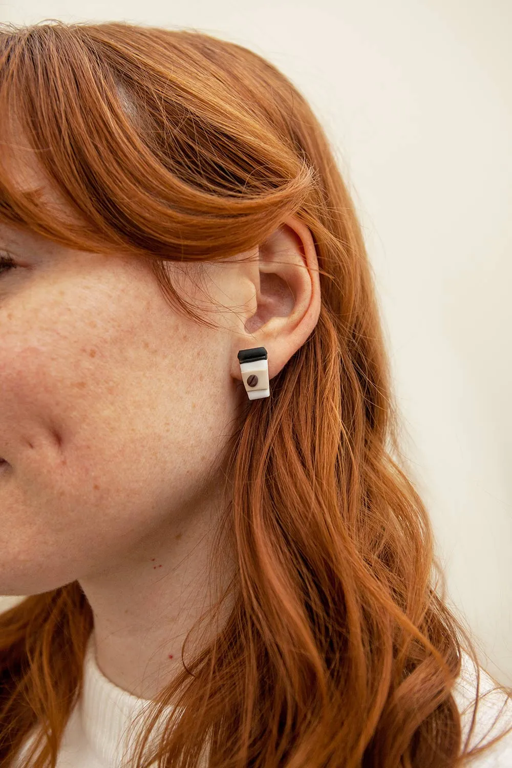 Moab | Stud Earrings Coffee To Go