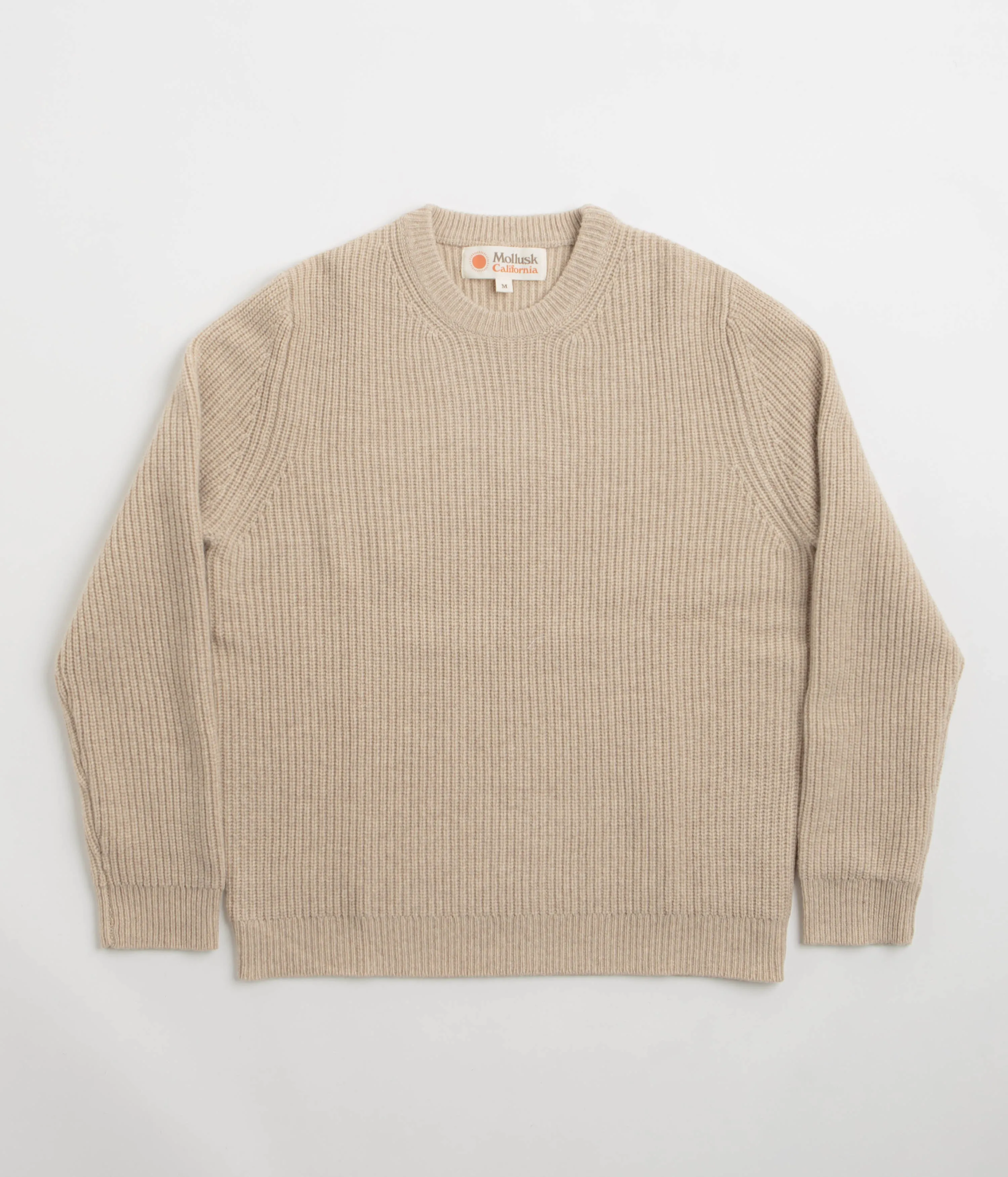 Mollusk Merino Crewneck Sweatshirt - Linen