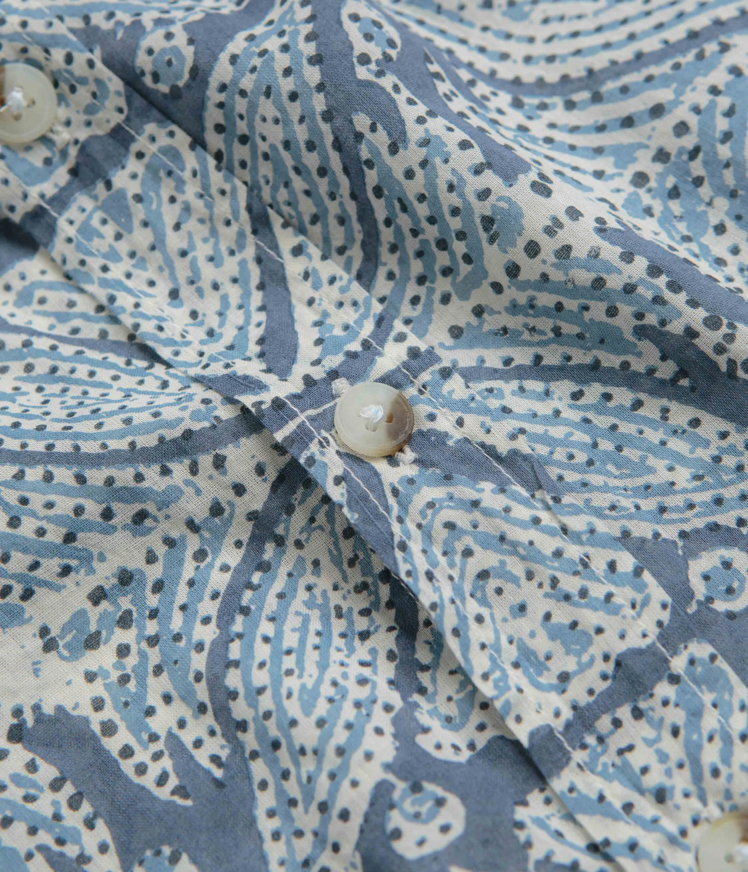 Mollusk Summer Shirt - Blue Flowers