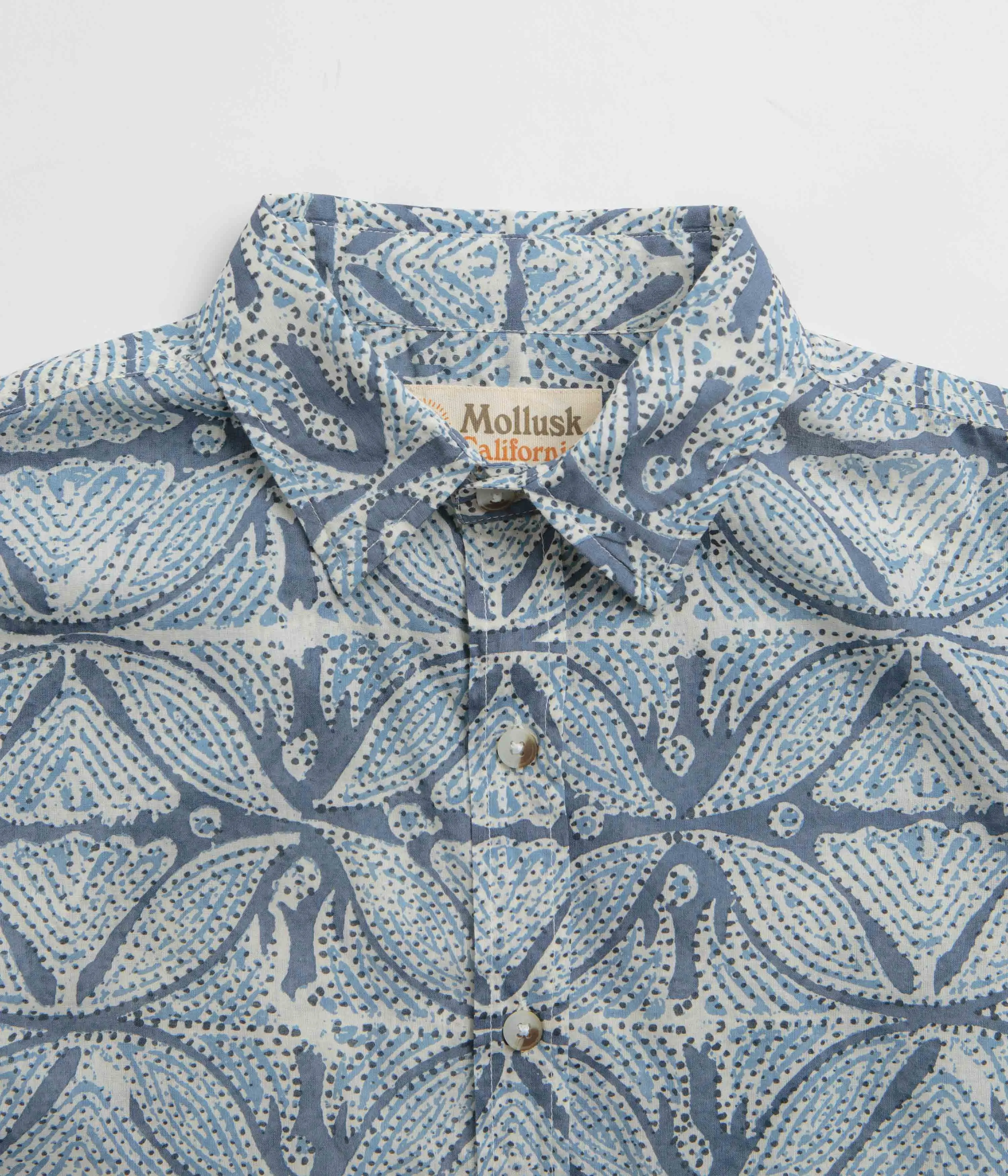 Mollusk Summer Shirt - Blue Flowers