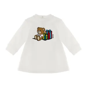Moschino Kids Baby Girl's Cloud Dress with Teddy Bear