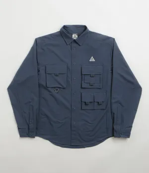 Nike ACG UV Devastation Trail Shirt - Thunder Blue / Summit White