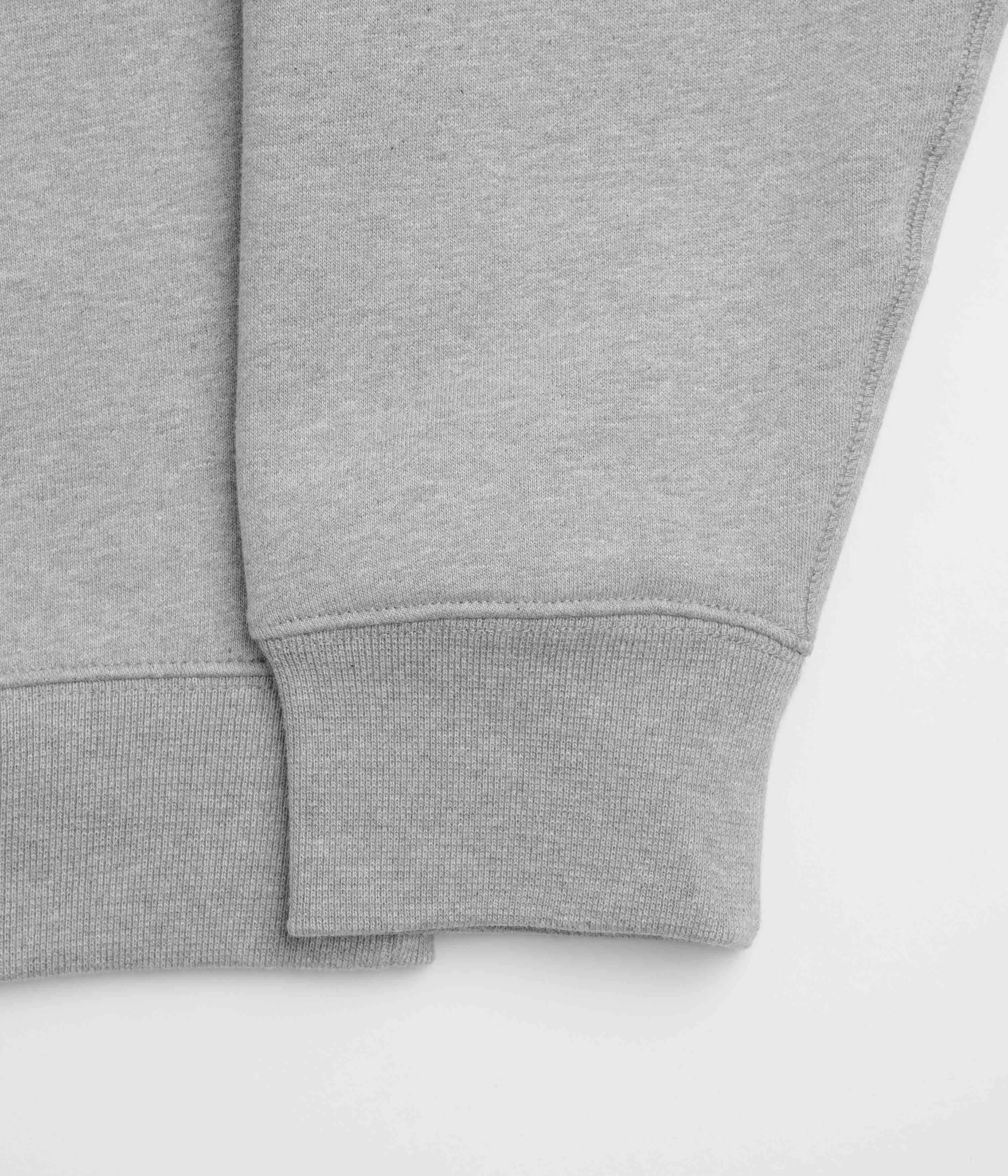 Nike Solo Swoosh 1/4 Zip Sweatshirt - Dark Grey Heather / White