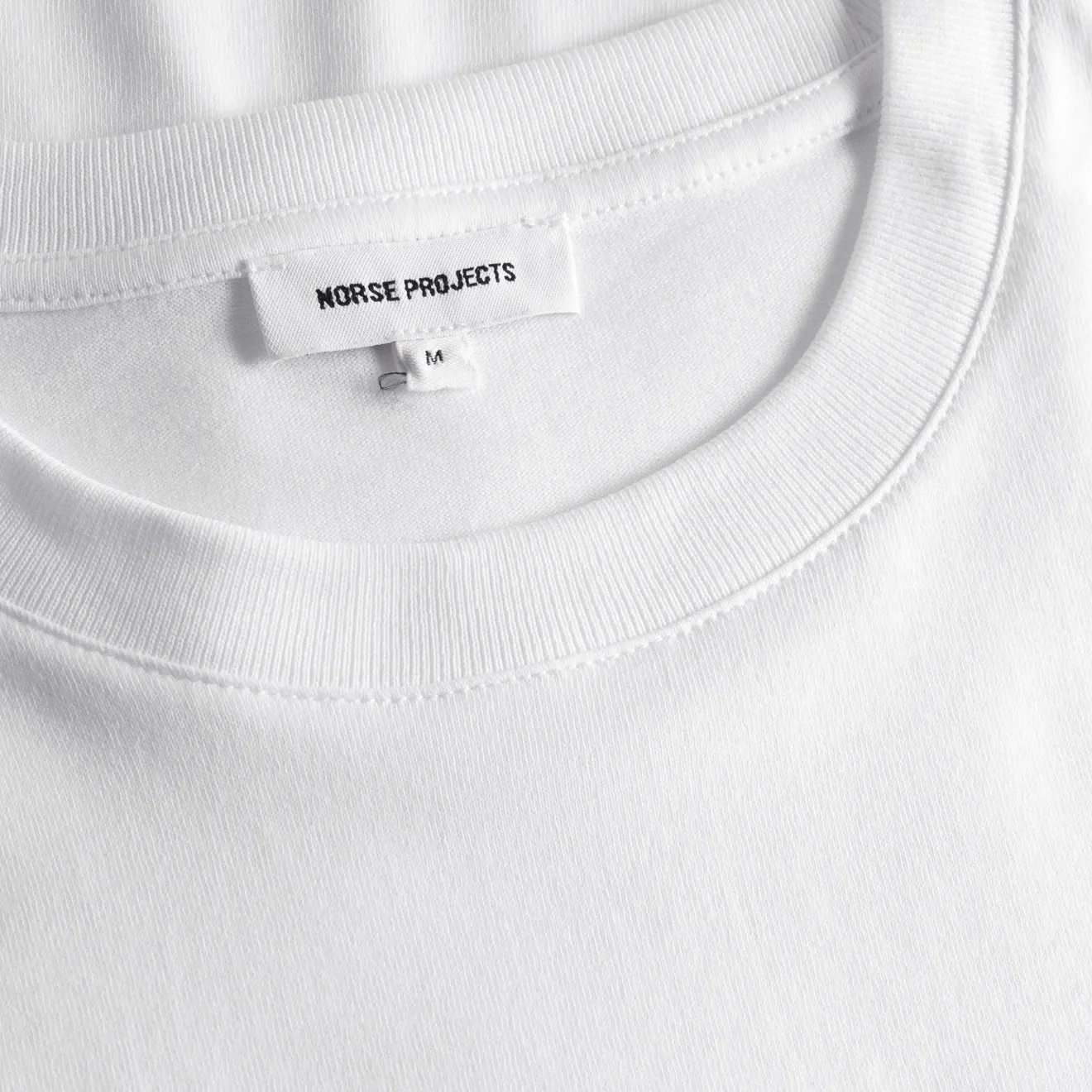 Norse Projects Johannes Organic Cap Print T-shirt White