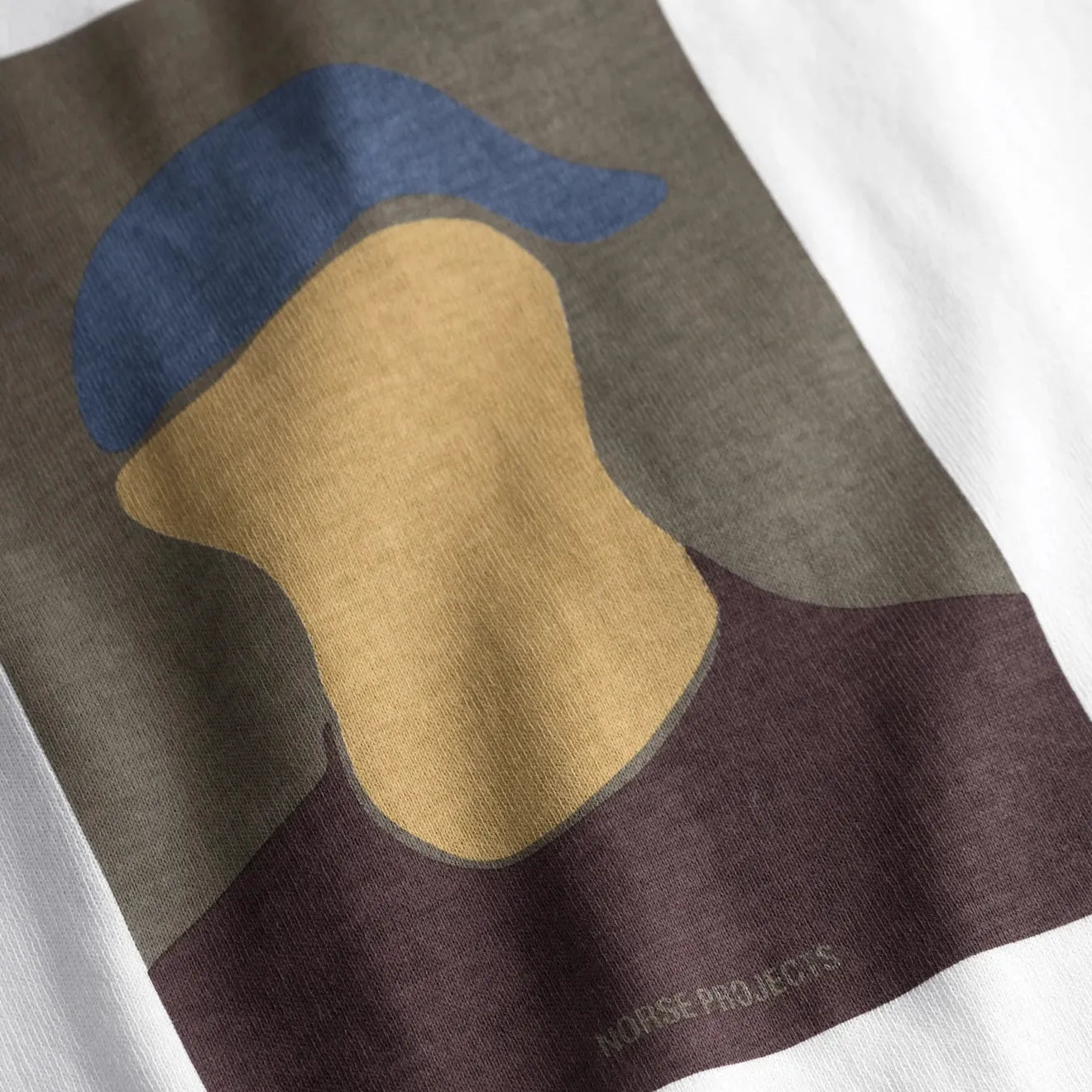 Norse Projects Johannes Organic Cap Print T-shirt White