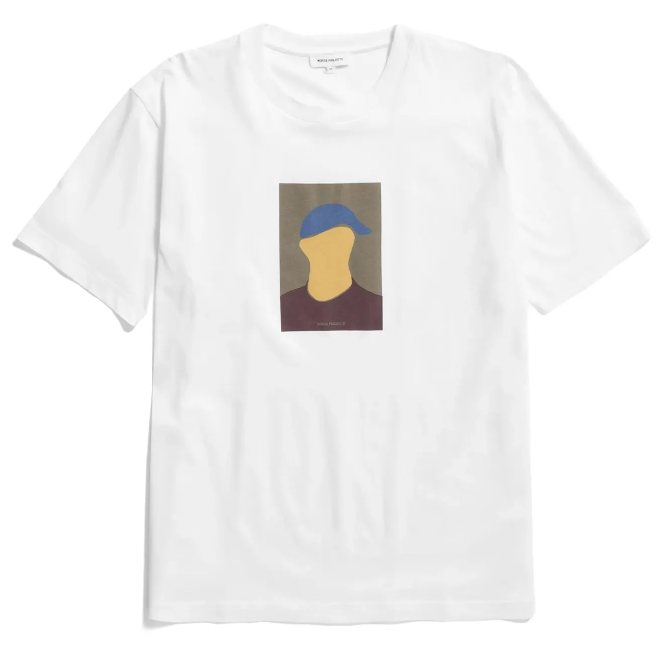 Norse Projects Johannes Organic Cap Print T-shirt White
