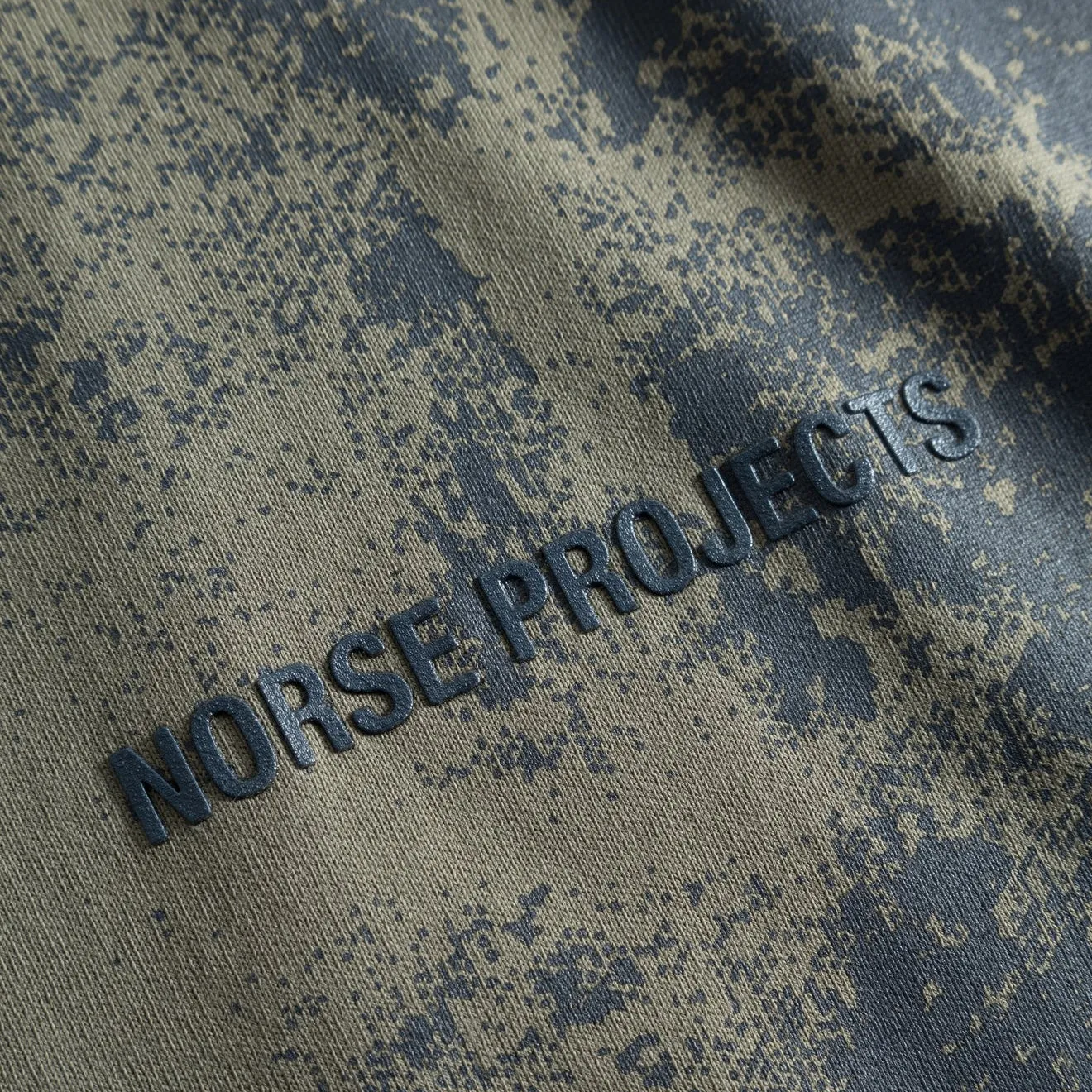 Norse Projects Johannes Organic Circle Print T-shirt Sediment Green