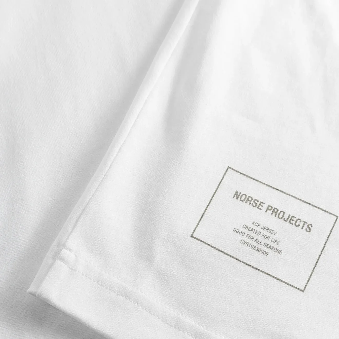 Norse Projects Johannes Organic Circle Print T-shirt White