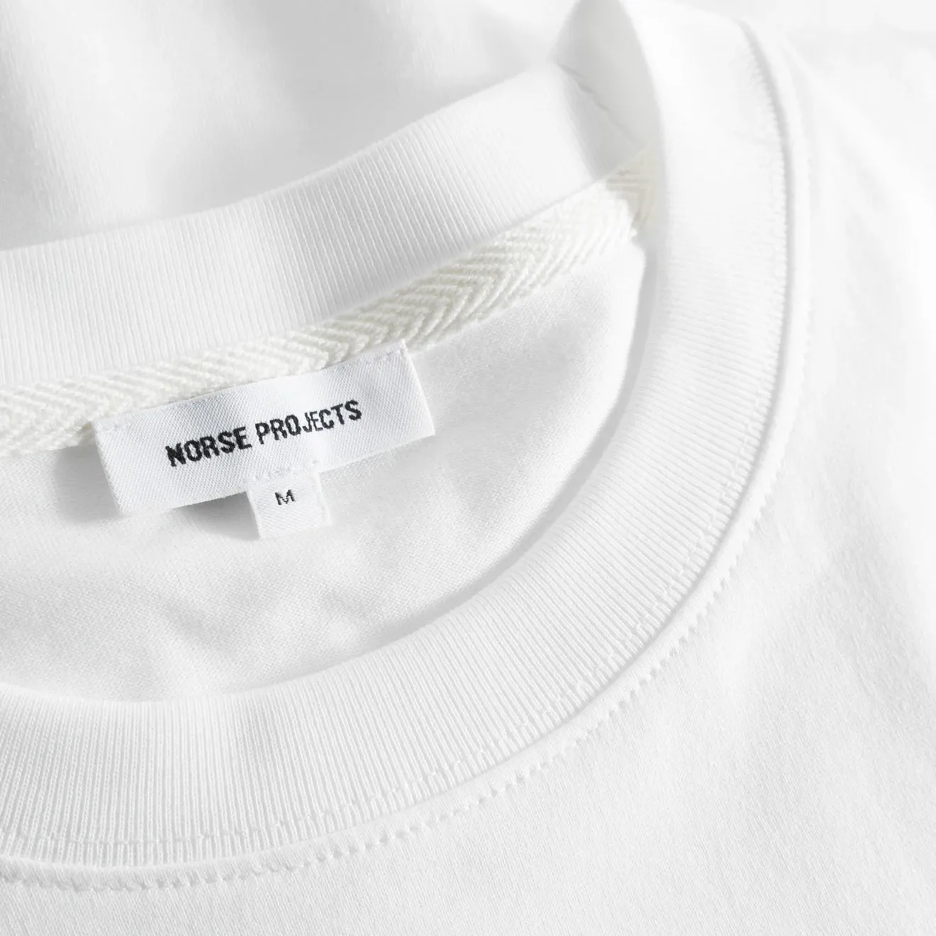 Norse Projects Johannes Organic Circle Print T-shirt White