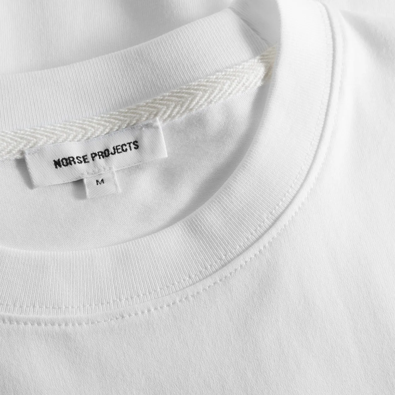 Norse Projects Johannes Organic Kanonbadsvej Print T-shirt White
