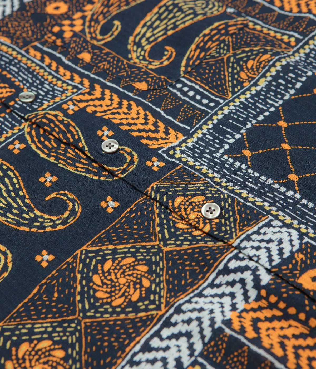 Obey Archie Short Sleeve Shirt - Navy Multi