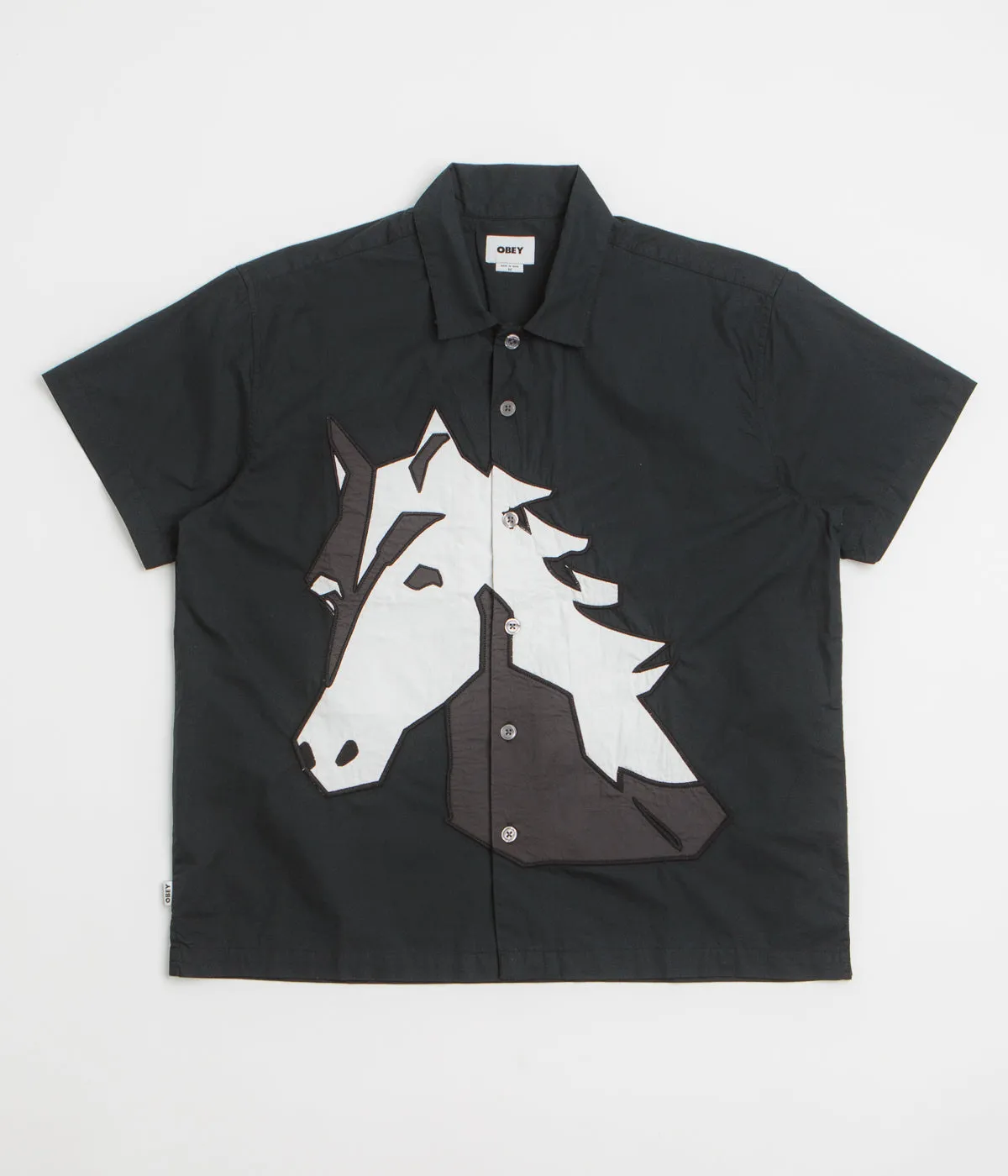Obey Beau Short Sleeve Shirt - Black Multi