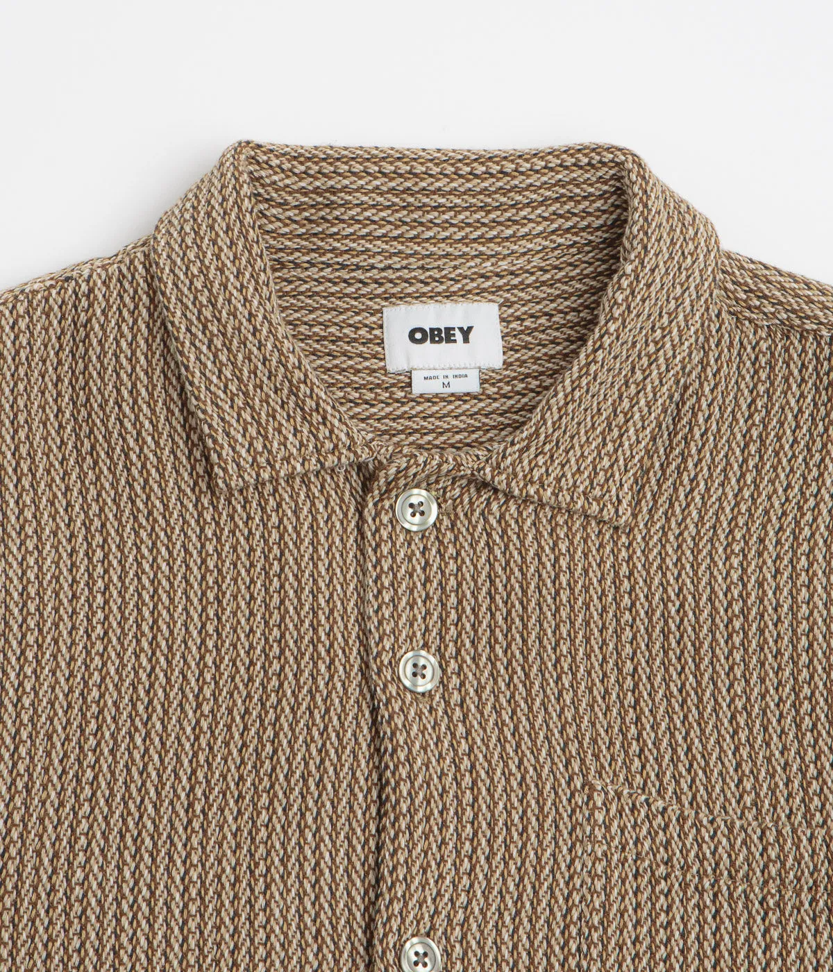 Obey Horace Short Sleeve Shirt - Unbleached Multi